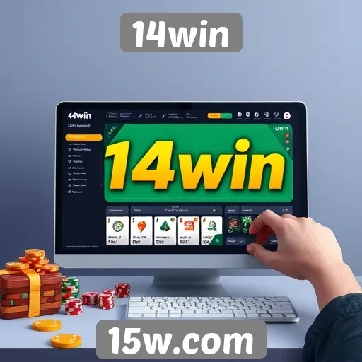 Interface do usuário do 14win é intuitiva e responsiva